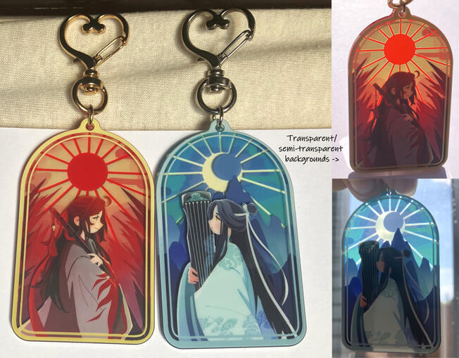 MDZS 3D charms