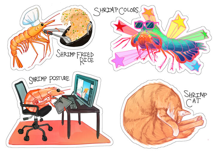 OC sticker sheet