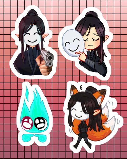 TGCF sticker sheet